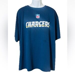 NFL LA Los Angeles Chargers Reebok Navy Blue Shirt Men's XL Loose Big Tall